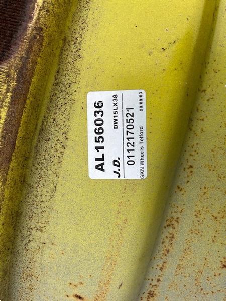 Grote foto john deere velgen dw15lx38 nr.26 agrarisch tuinbouw