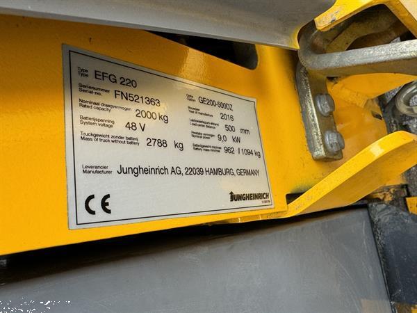 Grote foto vs 21898 elektrische triplex heftruck jungheinrich efg 220 agrarisch heftrucks