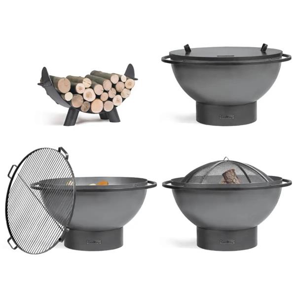 Grote foto 85 cm premium deep fire bowl fat boy huis en inrichting woningdecoratie