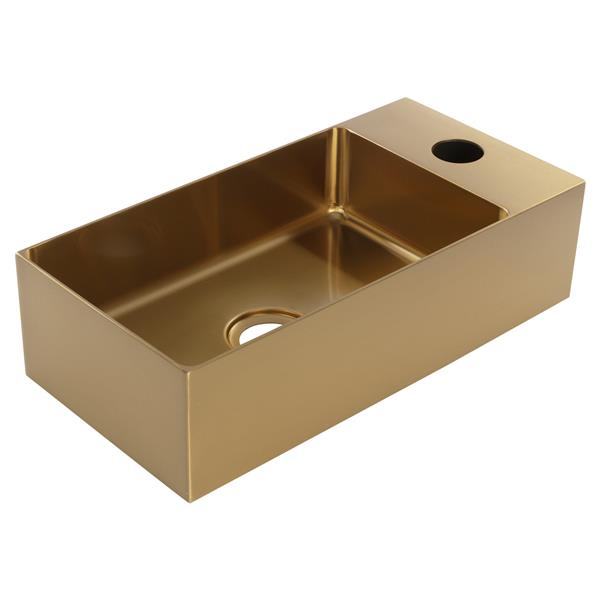 Grote foto fontein rvs goud h9 x b36 5 x d18 cm huis en inrichting complete badkamers