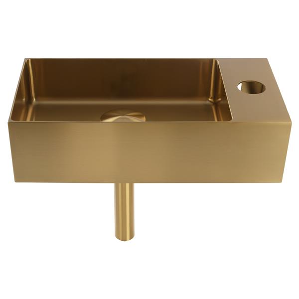 Grote foto fontein rvs goud h9 x b36 5 x d18 cm huis en inrichting complete badkamers