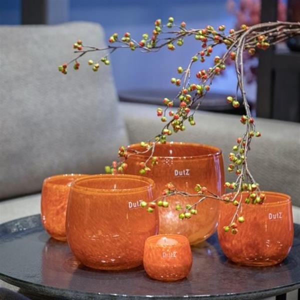 Grote foto pot roest bruin h14xd16 cm huis en inrichting woningdecoratie