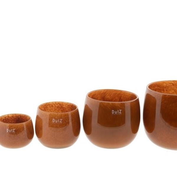 Grote foto pot roest bruin h14xd16 cm huis en inrichting woningdecoratie