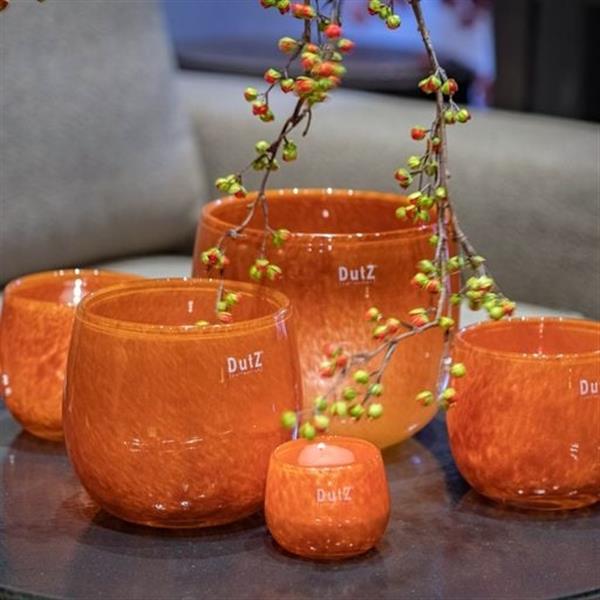 Grote foto pot roest bruin h14xd16 cm huis en inrichting woningdecoratie