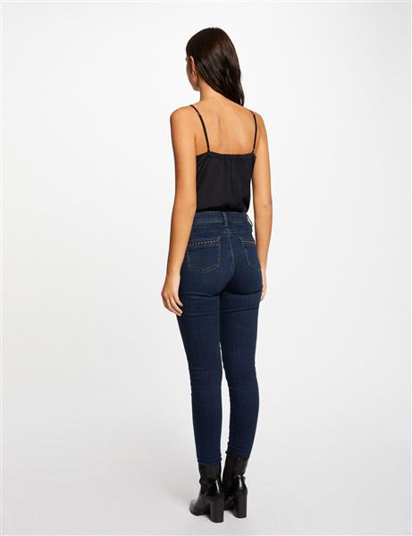 Grote foto skinny jeans with zipped details 241 pavel raw denim kleding dames broeken en pantalons