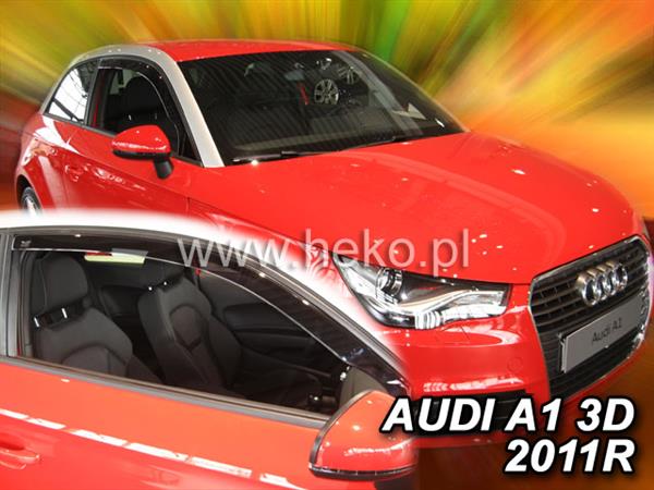 Grote foto audi donkere zijwindschermen raamspoilers fenders auto onderdelen ruiten en toebehoren
