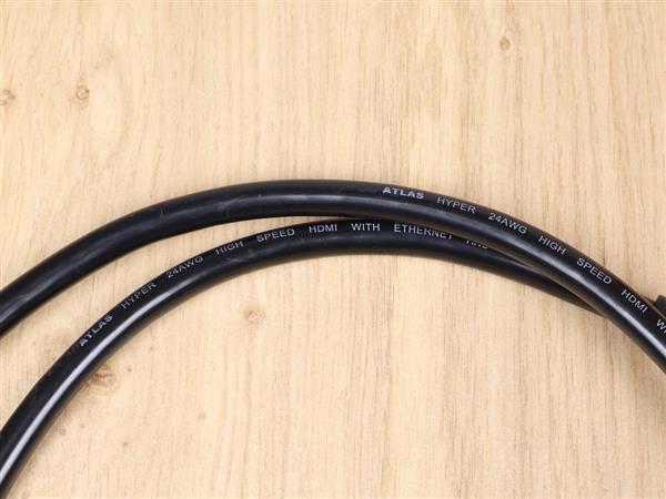 Grote foto atlas cables hyper 4k high speed digital hdmi cable 1 0 metre audio tv en foto onderdelen en accessoires