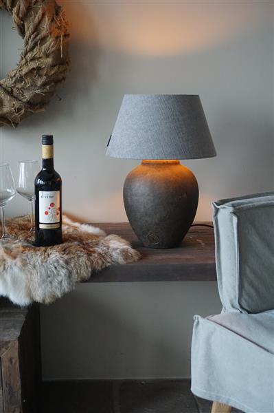 Grote foto lampenvoet classic majestic brown h24 x d21 cm huis en inrichting bankstellen