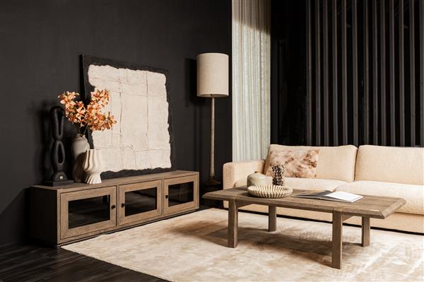 Grote foto eiken tv kast armarium glay huis en inrichting woningdecoratie