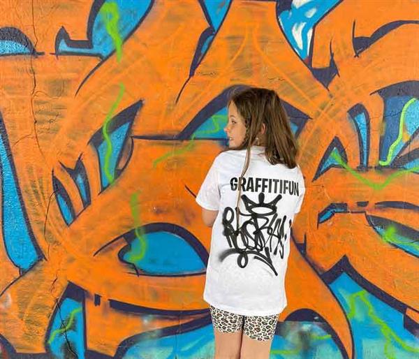 Grote foto graffiti kinderfeestje tip diensten en vakmensen verjaardag