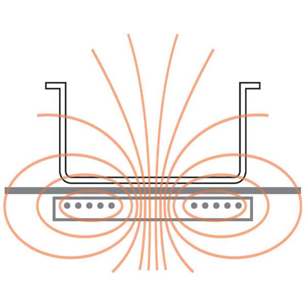 Grote foto inductieplaat 2 kookzones 2x 1750 watt tactiele toetsen diamond ind 2f35 dh diversen overige diversen