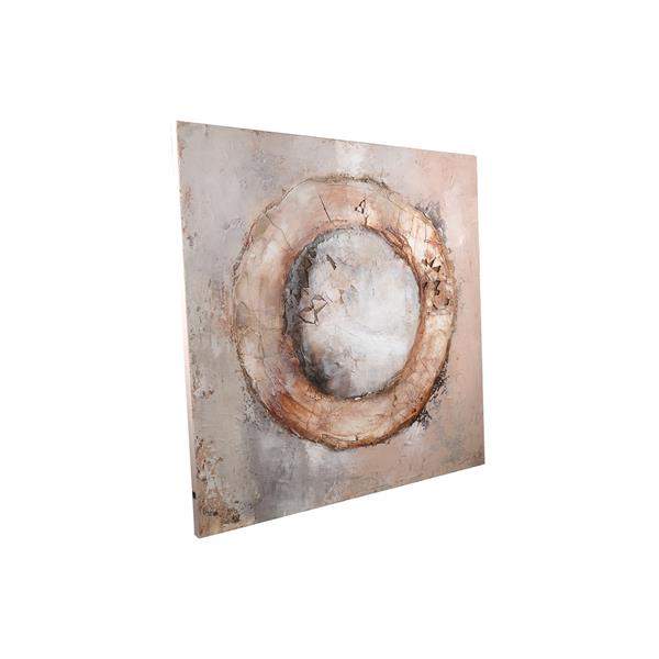 Grote foto arianna brown canvas wandpaneel ring huis en inrichting woningdecoratie