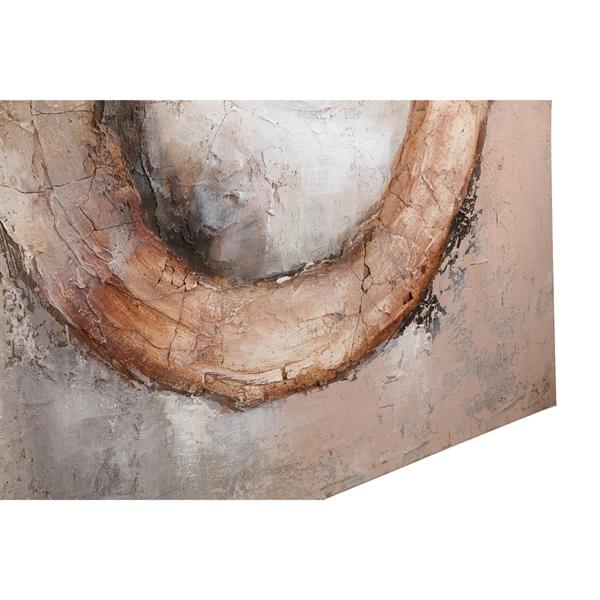 Grote foto arianna brown canvas wandpaneel ring huis en inrichting woningdecoratie
