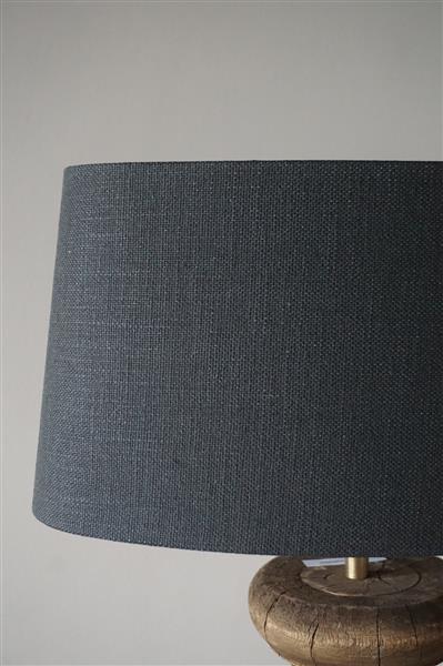Grote foto lampenkap ovaal 40 22 cm linnen zwart huis en inrichting woningdecoratie