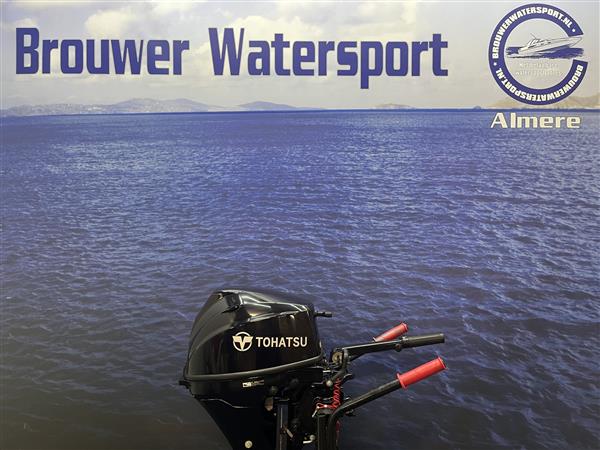 Grote foto tohatsu 9.8 buitenboordmotor artnr. 9129 langstaart 4 takt 2 watersport en boten buiten en binnenboordmotoren