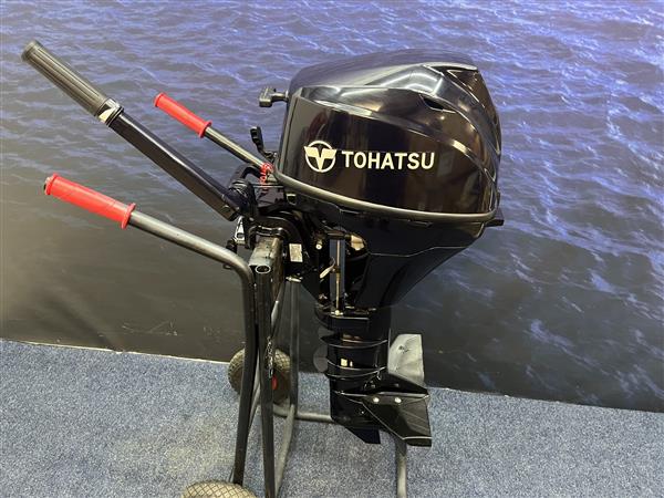 Grote foto tohatsu 9.8 buitenboordmotor artnr. 9129 langstaart 4 takt 2 watersport en boten buiten en binnenboordmotoren