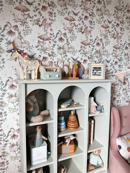 Grote foto houten lamp unicorn violet pink 2xaa batterijen zonder dimfunctie of afstandsbediening kinderen en baby complete kinderkamers