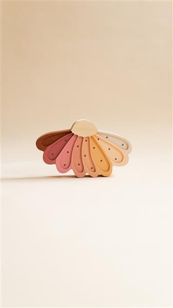 Grote foto houten decoratieve lamp daisy regenboog 2xaa batterijen zonder dimfunctie of afstandsbediening kinderen en baby complete kinderkamers