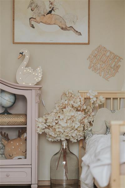 Grote foto houten decoratieve lamp zwaan 2xaa batterijen zonder dimfunctie of afstandsbediening kinderen en baby complete kinderkamers