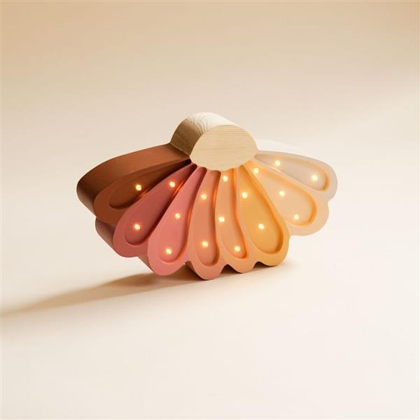 Grote foto houten decoratieve lamp daisy regenboog 2xaa batterijen zonder dimfunctie of afstandsbediening kinderen en baby complete kinderkamers
