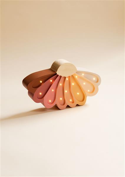 Grote foto houten decoratieve lamp daisy regenboog 2xaa batterijen zonder dimfunctie of afstandsbediening kinderen en baby complete kinderkamers