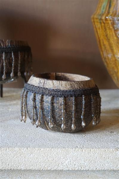 Grote foto cocos kaars met ketting h8 x d11 cm huis en inrichting woningdecoratie