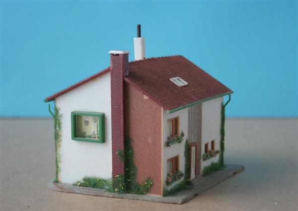 Grote foto groot huis met balkon faller h0 ho nh103 hobby en vrije tijd h0