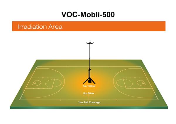 Grote foto voc mobli 500 mobiele led lichtmast zakelijke goederen overige zakelijke goederen