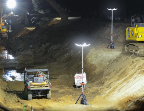 Grote foto voc mobli 500 mobiele led lichtmast zakelijke goederen overige zakelijke goederen