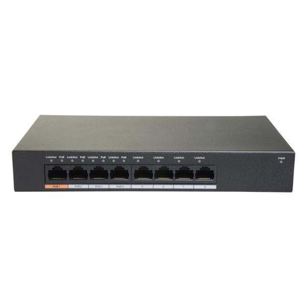 Grote foto dahua oem poe switch 60w unmanaged 8 poorten 4x poe tot 1000mbps pfs3008 8gt 60 computers en software netwerkkaarten routers en switches