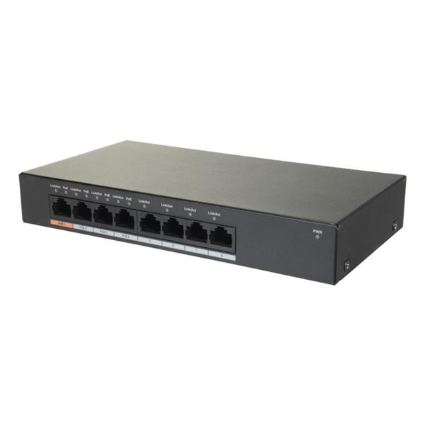 Grote foto dahua oem poe switch 60w unmanaged 8 poorten 4x poe tot 1000mbps pfs3008 8gt 60 computers en software netwerkkaarten routers en switches