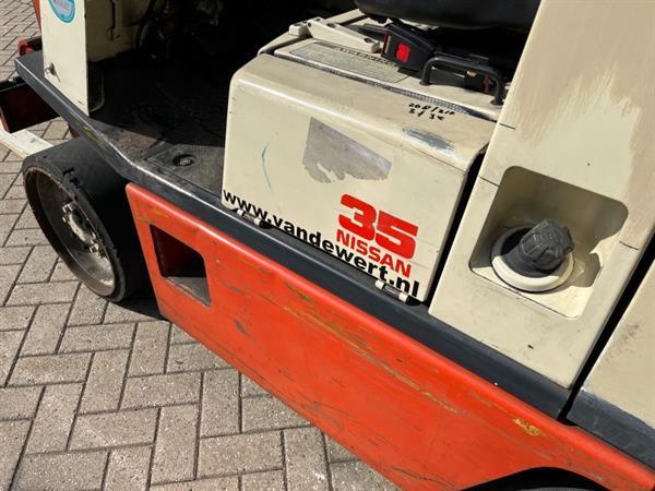 Grote foto nissan fg35u heftruck dulpo310 freelift 3e functie lpg compact agrarisch heftrucks