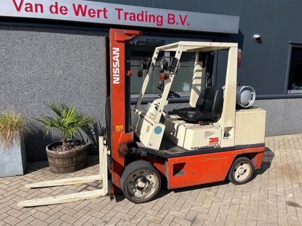 Grote foto nissan fg35u heftruck dulpo310 freelift 3e functie lpg compact agrarisch heftrucks
