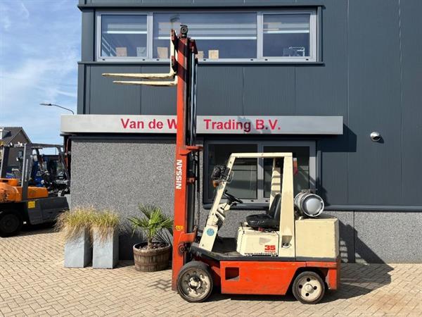 Grote foto nissan fg35u heftruck dulpo310 freelift 3e functie lpg compact agrarisch heftrucks