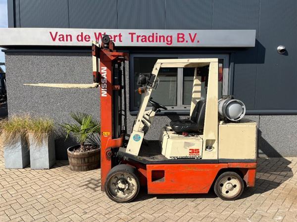 Grote foto nissan fg35u heftruck dulpo310 freelift 3e functie lpg compact agrarisch heftrucks