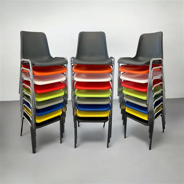 Grote foto stapelstoelen voorraad kantinestoelen kuipstoelen huis en inrichting stoelen