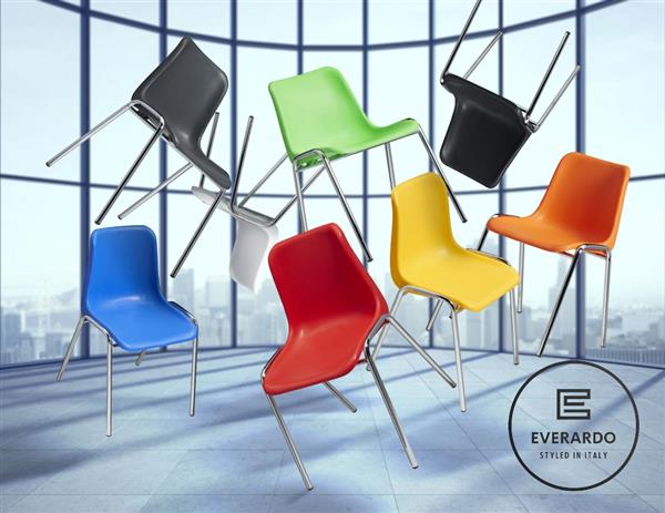 Grote foto stapelstoelen voorraad kantinestoelen kuipstoelen huis en inrichting stoelen