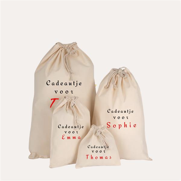 Grote foto xl cadeauzak katoen voor... gepersonaliseerd 40x65 cm xl 40x62 cm kinderen en baby overige