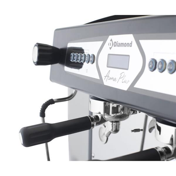 Grote foto koffiemachine 2 groepen automatisch met display zwart diamond aroma 2eb diversen overige diversen