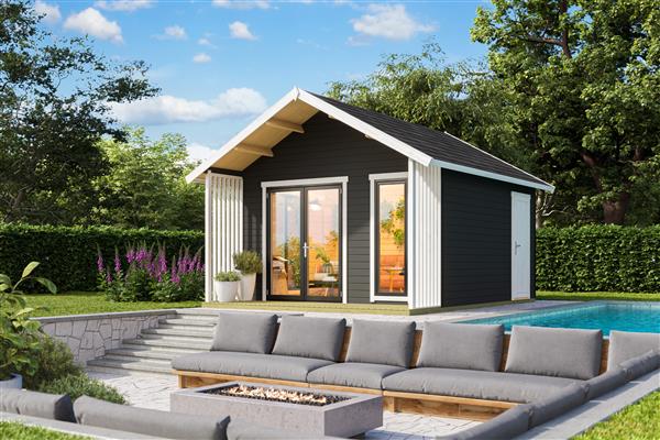 Grote foto tuinhuis blokhut murano 1 set 390x410 cm tuin en terras tuinhuisjes en blokhutten