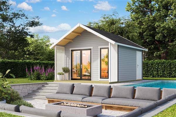 Grote foto tuinhuis blokhut murano 1 set 390x410 cm tuin en terras tuinhuisjes en blokhutten