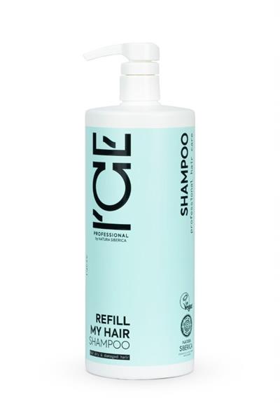 Grote foto ice professional refill my hair shampoo 1000ml kleding dames sieraden