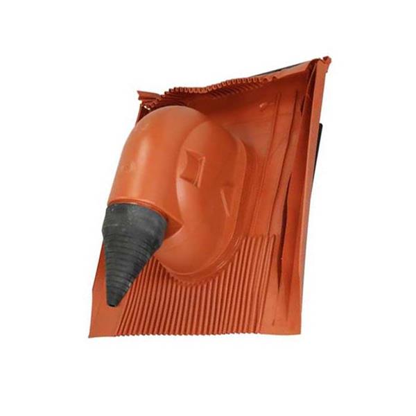 Grote foto dakdoorvoer voor enkel leidingwerk rood doe het zelf en verbouw materialen en producten