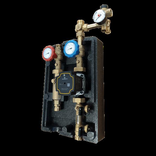 Grote foto high flow pompgroep voor zonneboiler doe het zelf en verbouw geisers en boilers