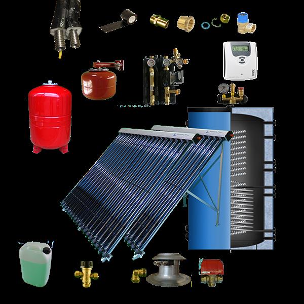Grote foto cv verwarming en tapwater zonneboiler 1000l 2x prisma pro 18 met hygi ne boiler 5 meter dn16 dubb doe het zelf en verbouw geisers en boilers