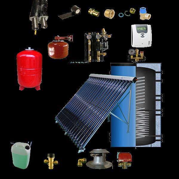 Grote foto cv verwarming en tapwater zonneboiler 200l prisma pro 18 met hygi ne boiler 5 meter dn16 dubbel h doe het zelf en verbouw geisers en boilers