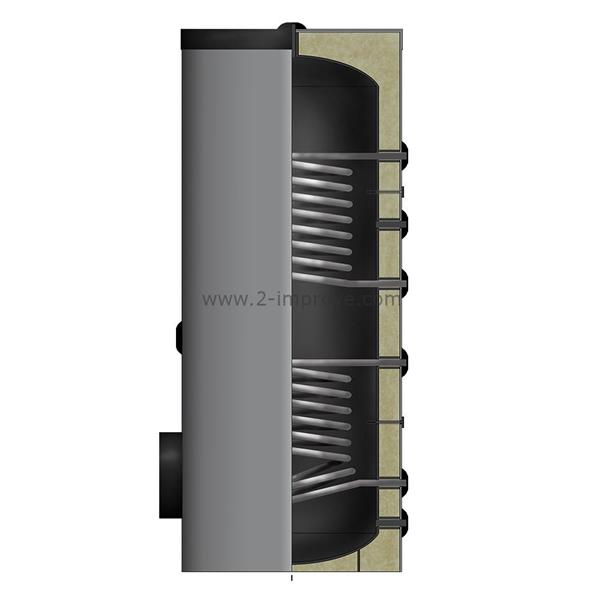 Grote foto boiler met 2 warmtewisselaars a energie label grijs 200 doe het zelf en verbouw geisers en boilers