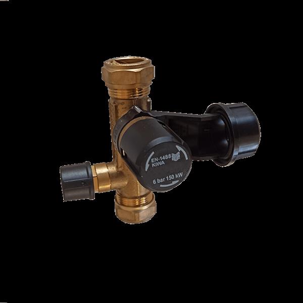 Grote foto inlaatcombinatie boiler 6 bar 15mm knel dn15 doe het zelf en verbouw geisers en boilers