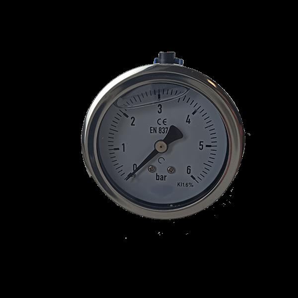 Grote foto glycerine manometer 1 4 quot axiaal 0 6 bar doe het zelf en verbouw geisers en boilers