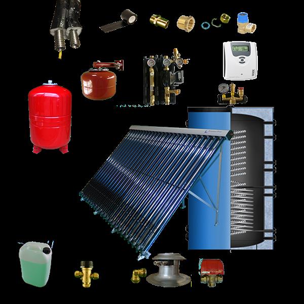 Grote foto cv verwarming en tapwater zonneboiler 200l prisma pro 24 met hygi ne boiler 5 meter dn16 dubbel h doe het zelf en verbouw geisers en boilers